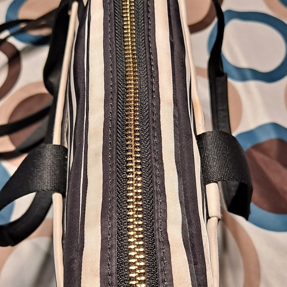 Kate Spade Classic  Nylon Stripe Laptop Commuter Bag 13" - Picture 11 of 12